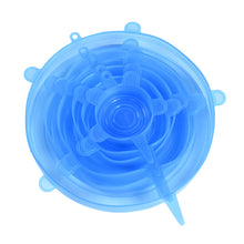 Load image into Gallery viewer, 6pcs Reusable Silicone Food Cover Stretch Lids Universal Food Wrap Cover Food Fresh Keeping Silicone Caps Stretchable Magic Lid
