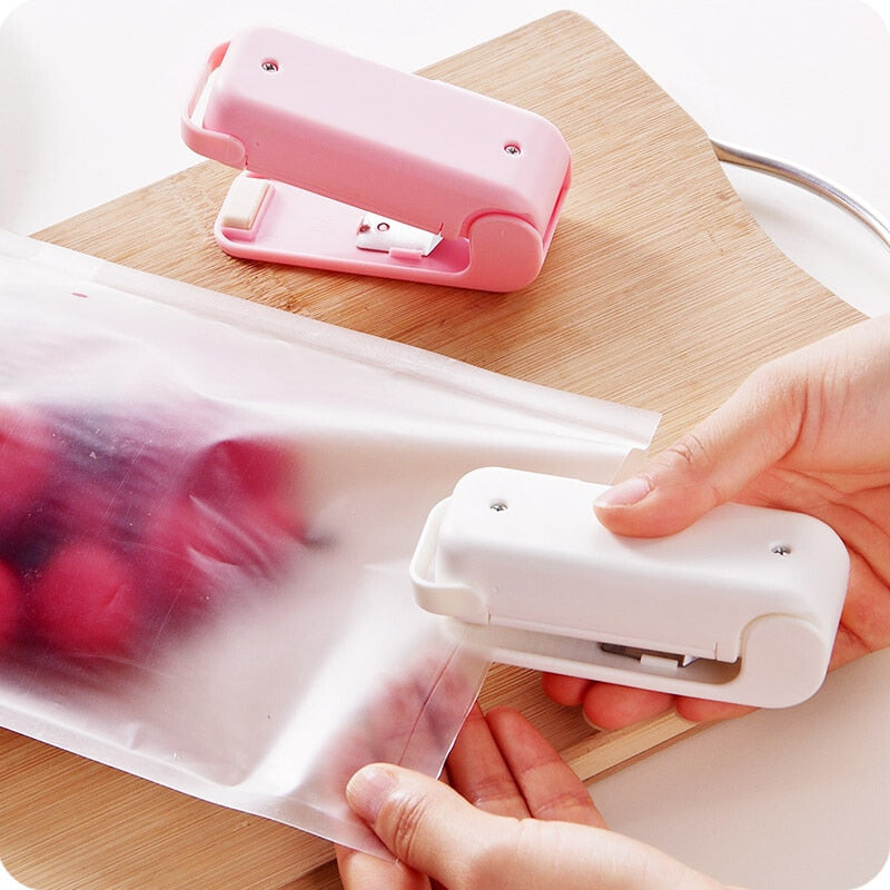 Portable Mini Heat Bag Sealer Storage Bag Clip Sealing Machine Food  Packaging Organizer Snack Sealing Kitchen Hacks Gadgets